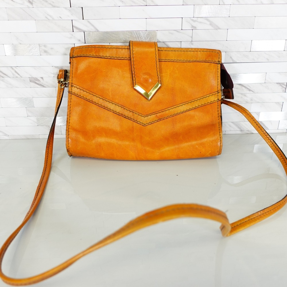 Women Bag Leather Sling Shoulder Crossbody Casual Purse Brown Genuine Medium USA